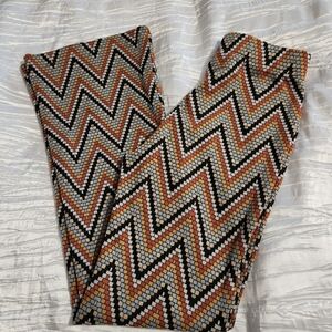 Industry Chevron Patterned Flare Pants Size Small Hippie Vibes
